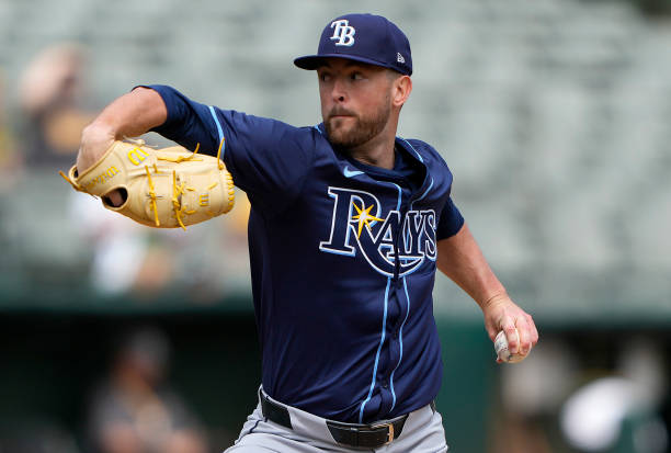 Jeffrey Springs #59 of the Tampa Bay Rays