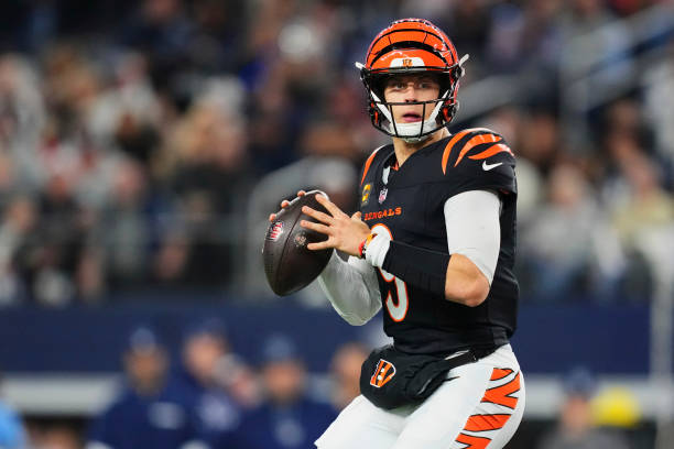 Joe Burrow #9 of the Cincinnati Bengals