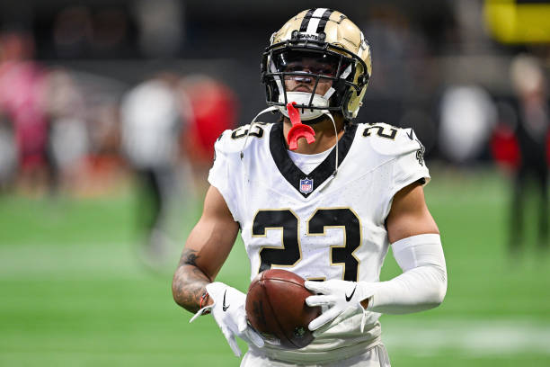New Orleans cornerback Marshon Lattimore (23)