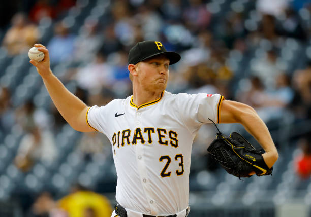 Mitch Keller #23 of the Pittsburgh Pirates