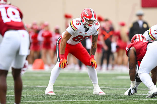 Maryland Terrapins TE Preston Howard (85)