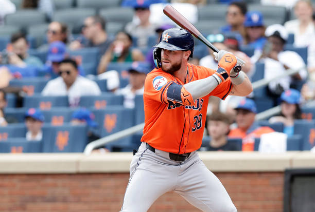Trey Cabbage #38 of the Houston Astros