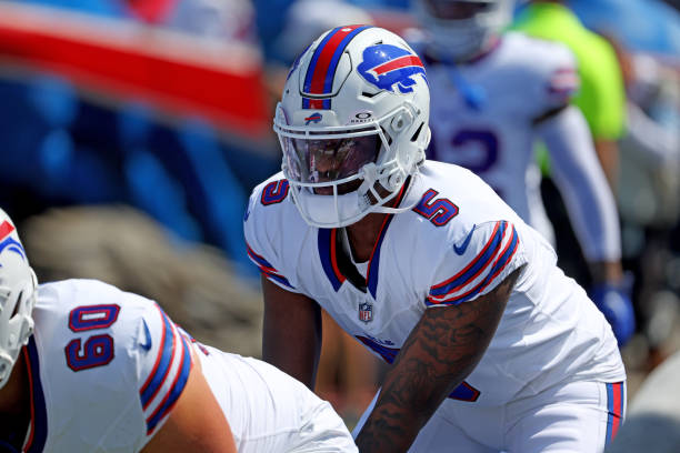 Anthony Brown Jr. #5 of the Buffalo Bills