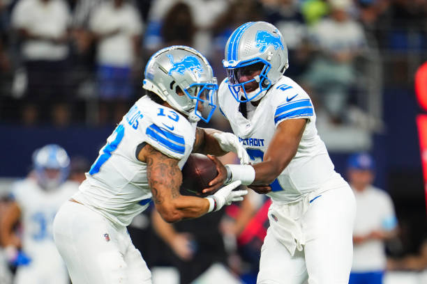 Hendon Hooker #2 of the Detroit Lions