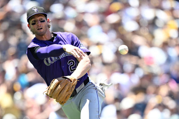 Ryan McMahon #24 of the Colorado Rockies