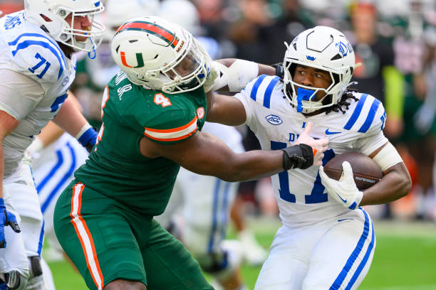 Star Thomas #17 of the Duke Blue Devils