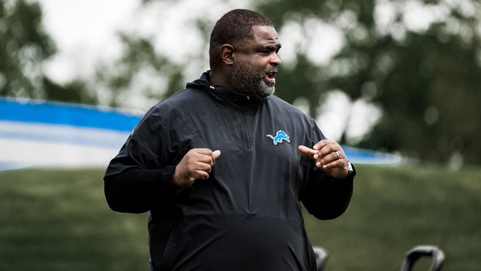 Detroit Lions defensive line coach Terrell Williams