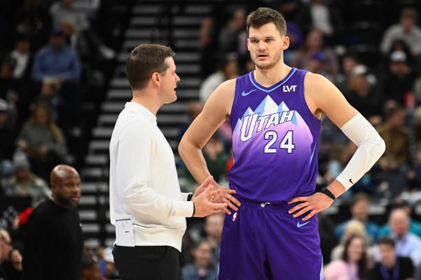 Walker Kessler #24 of the Utah Jazz