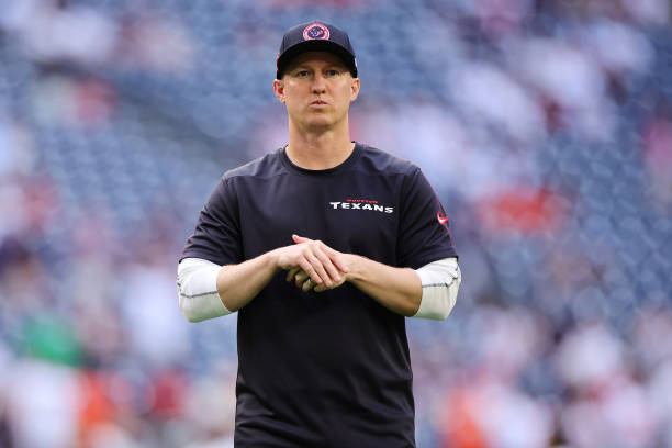 Houston Texans offensive coordinator Bobby Slowik