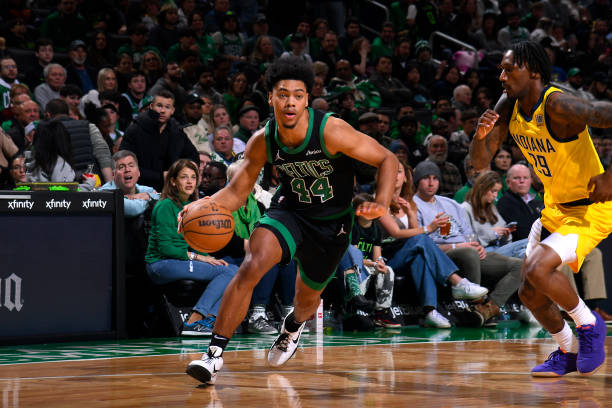 Jaden Springer #44 of the Boston Celtics