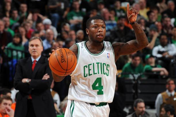Nate Robinson #4 of the Boston Celtics