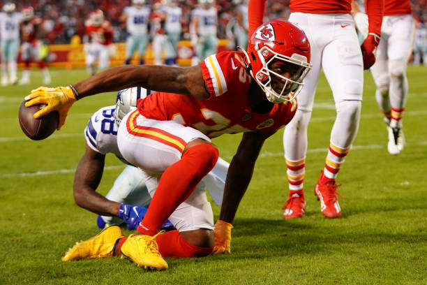 Charvarius Ward #35 of the Kansas City Chiefs