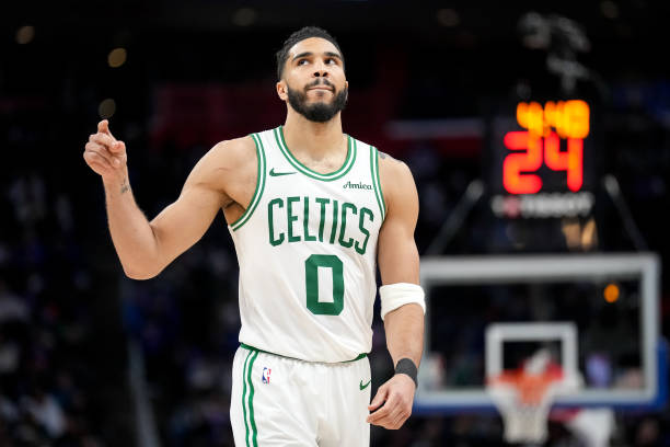 Jayson Tatum #0 of the Boston Celtics
