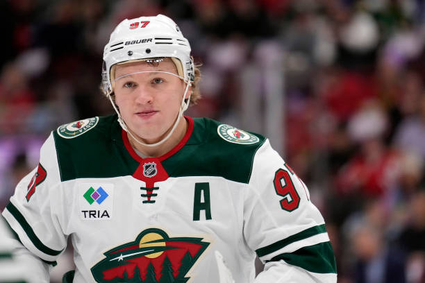 Kirill Kaprizov #97 of the Minnesota Wild