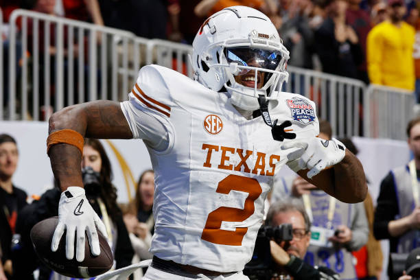 Matthew Golden #2 of the Texas Longhorns