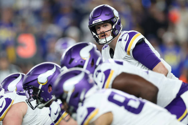 Quarterback Sam Darnold #14 of the Minnesota Vikings