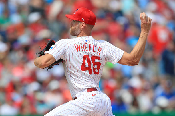 Philadelphia Phillies Pitcher Zach Wheeler (45)
